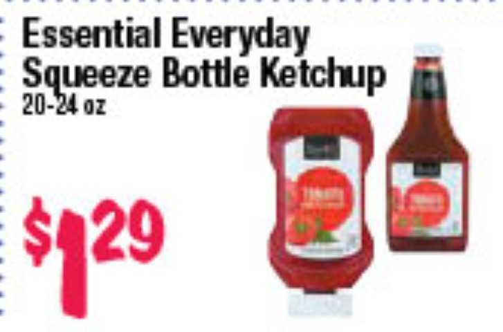 Essential Everyday Squeeze Bottle Ketchup