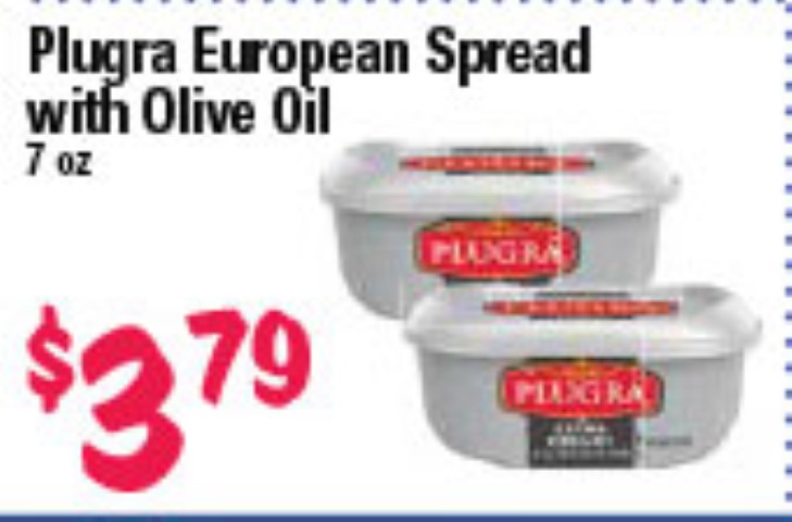 Plugra European Spread with Olive Oil